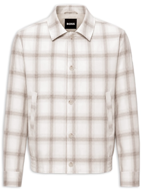 Jaqueta Masculina Estampa C-Carper Wing - Branco