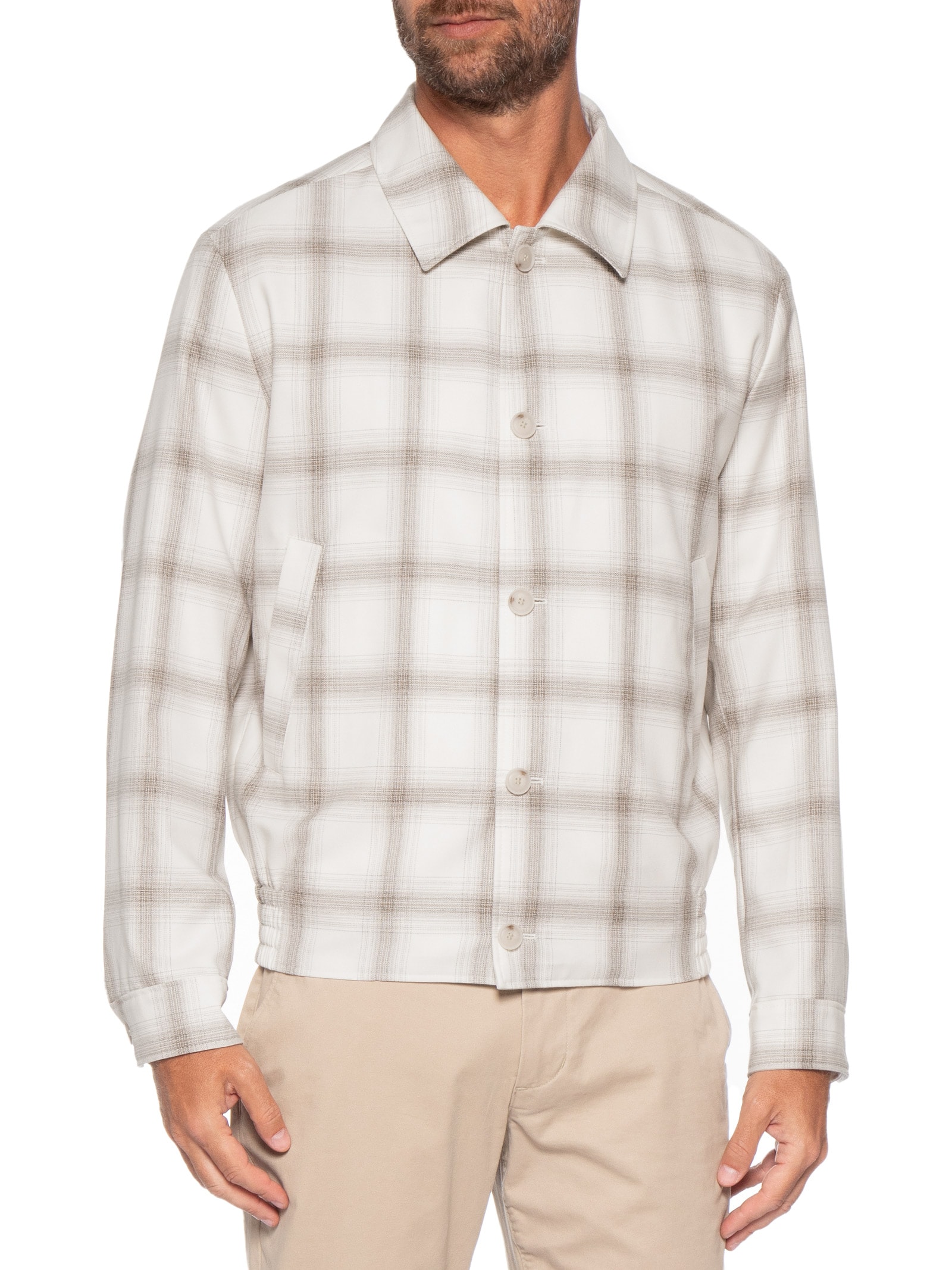 Jaqueta Masculina Estampa C-Carper Wing Branco Boss