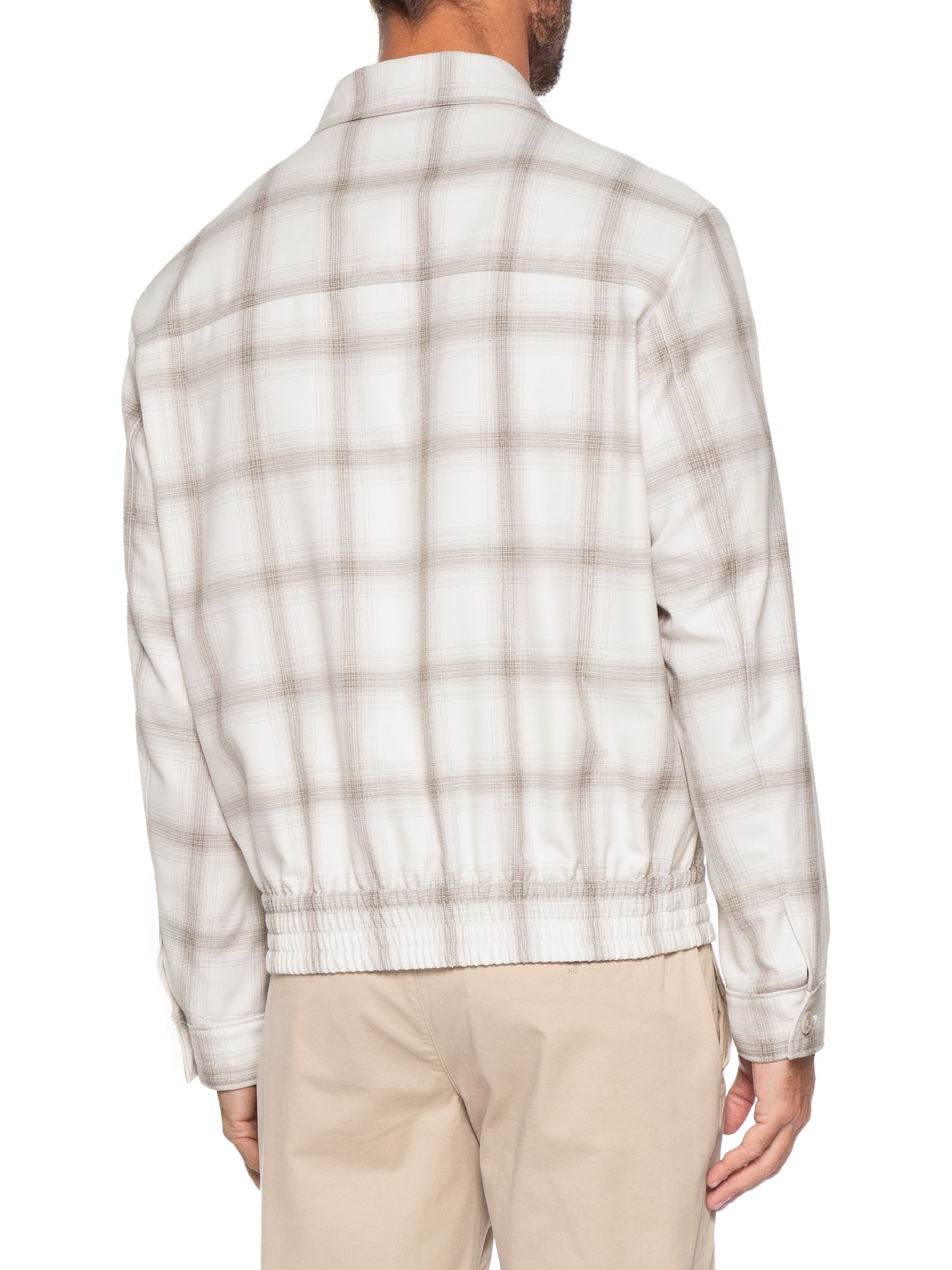 Jaqueta Masculina Estampa C-Carper Wing Branco Boss