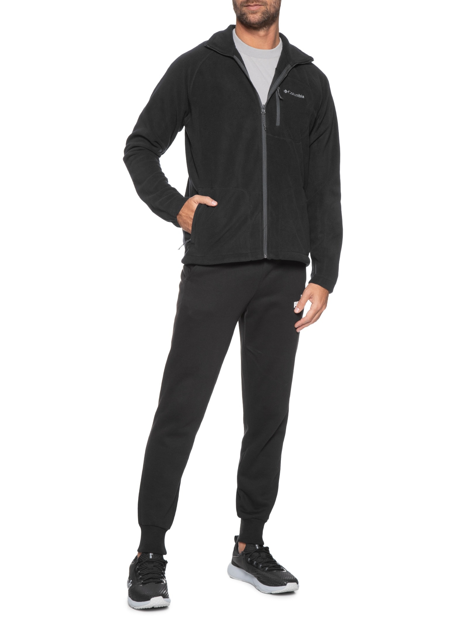 Jaqueta Masculina Fast Trek™ II Fleece Preto Columbia