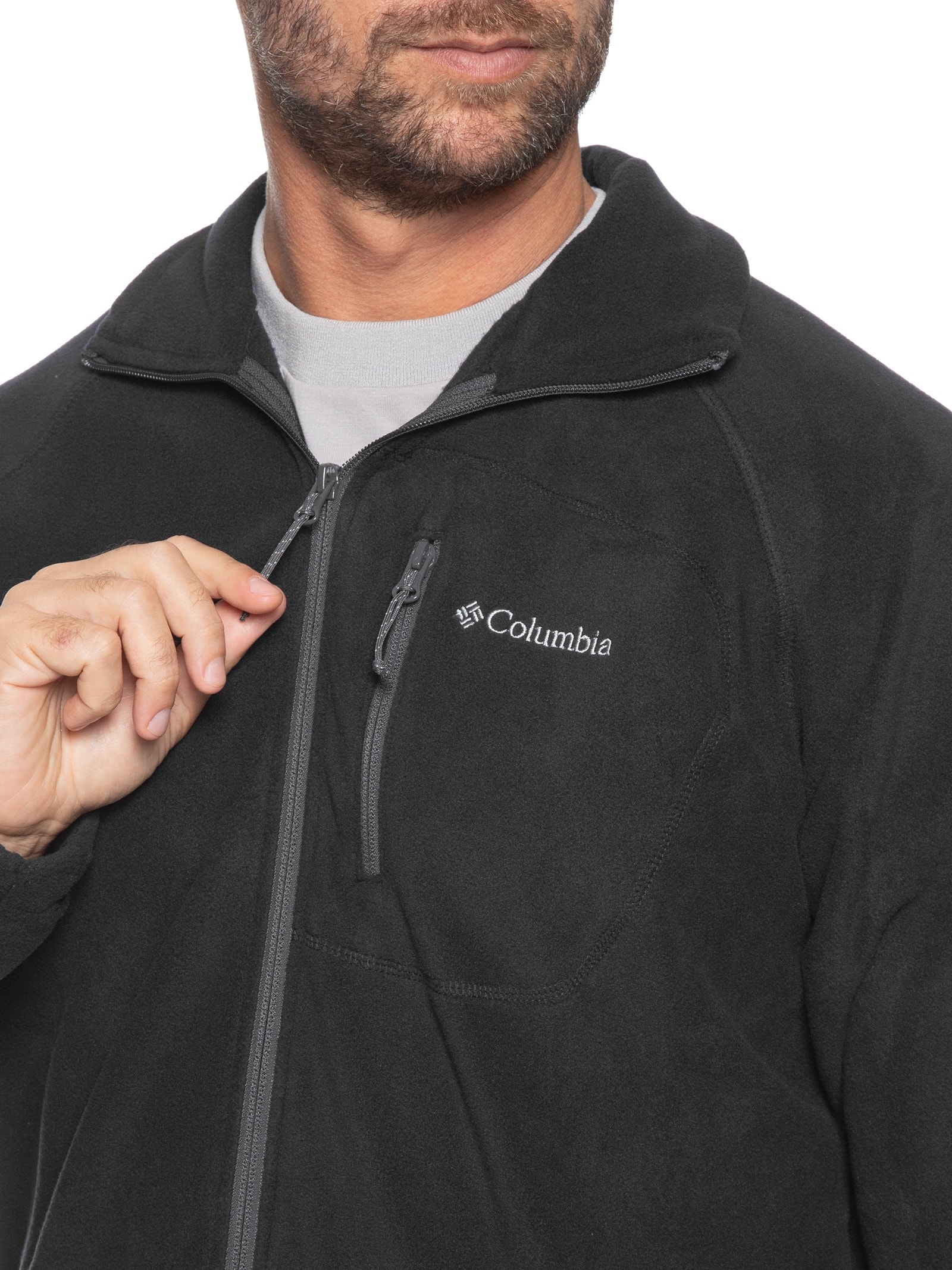 Jaqueta Masculina Fast Trek™ II Fleece Preto Columbia