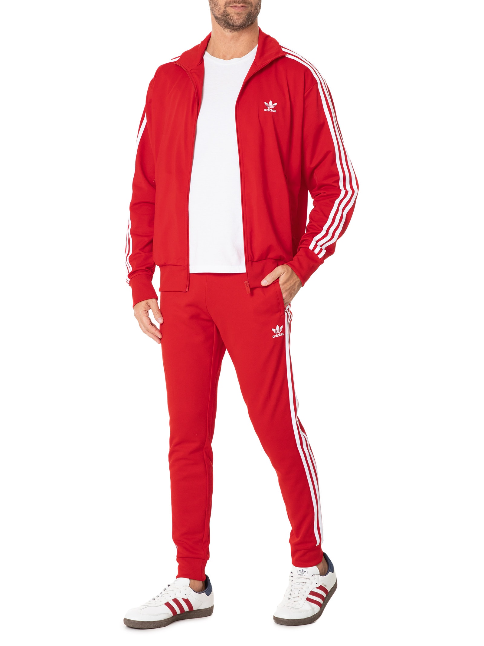 Adidas Originals - Jaqueta Masculina Fbird TT - Vermelho