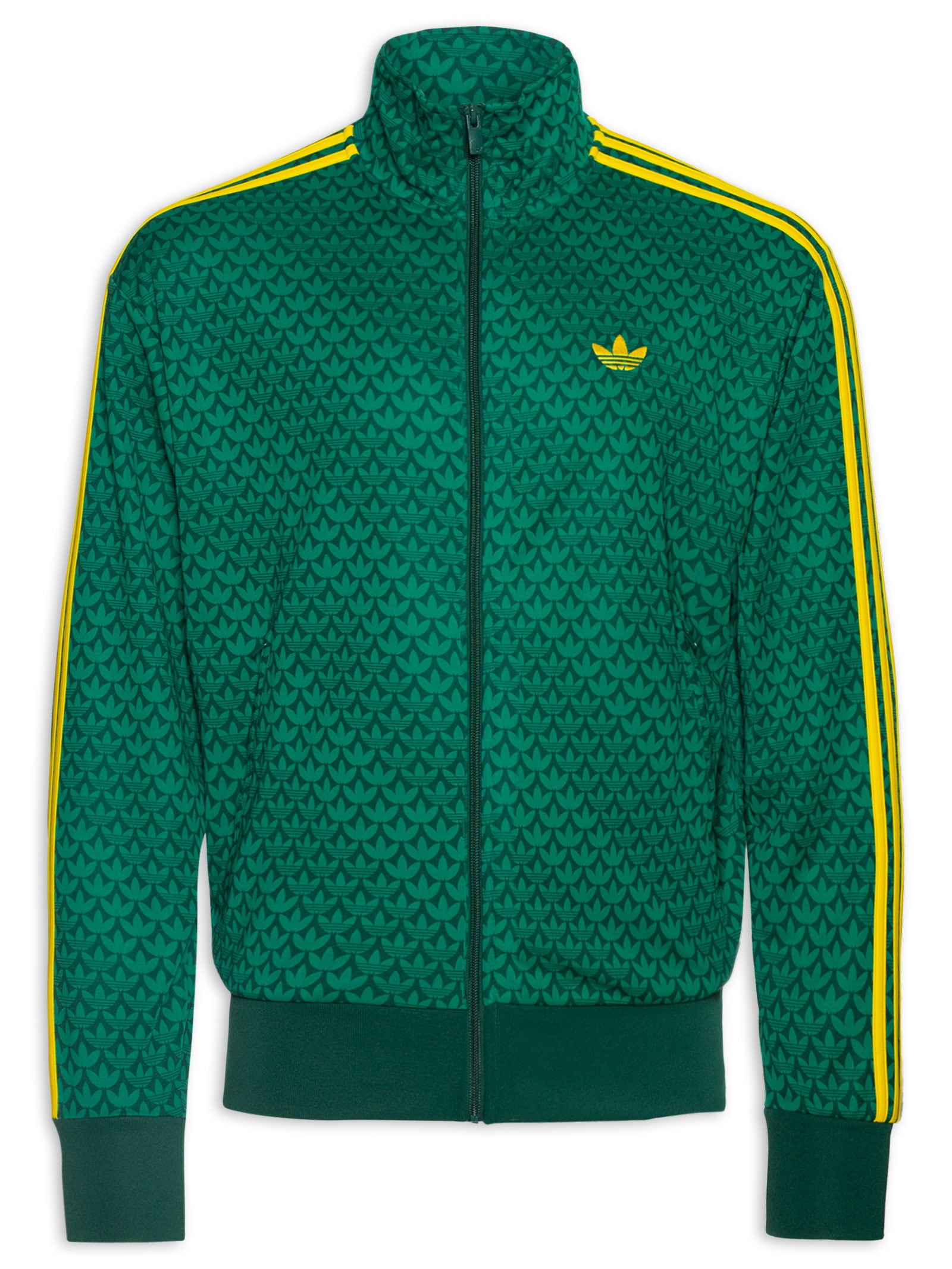 Jaqueta Masculina Firebird Verde e Amarelo Adidas Originals
