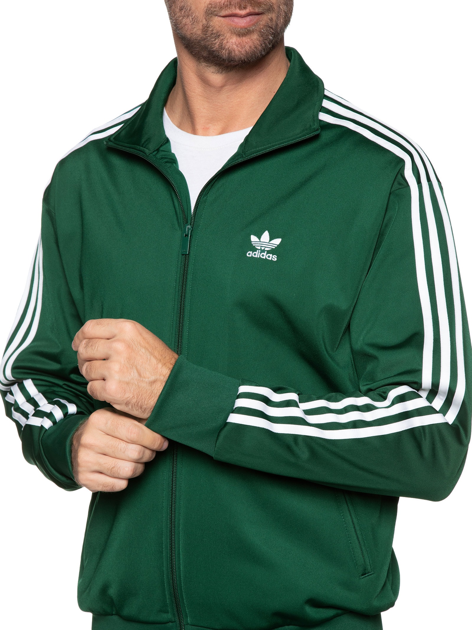Jaqueta Masculina Firebird Verde Escuro Adidas Originals