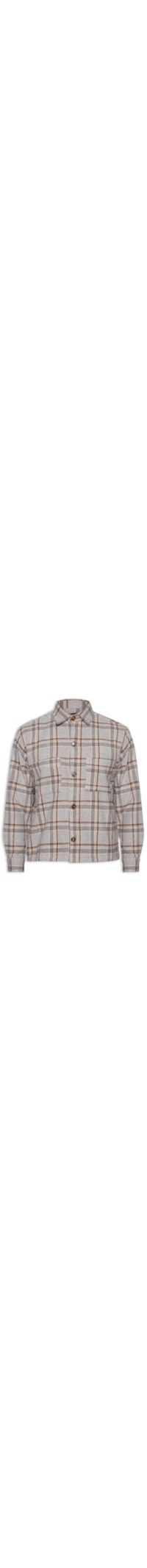 Jaqueta Masculina Flannel Fogtrail Square - Cinza