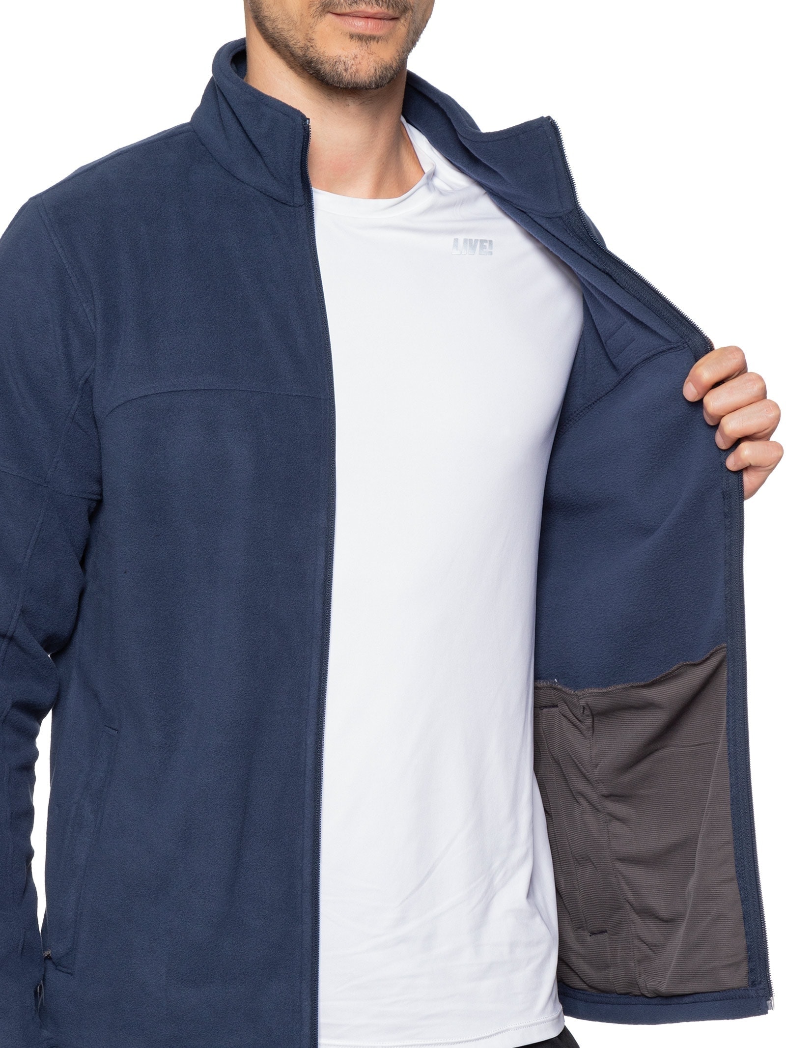 Jaqueta Masculina Fleece Basin Trail™ II Azul Columbia