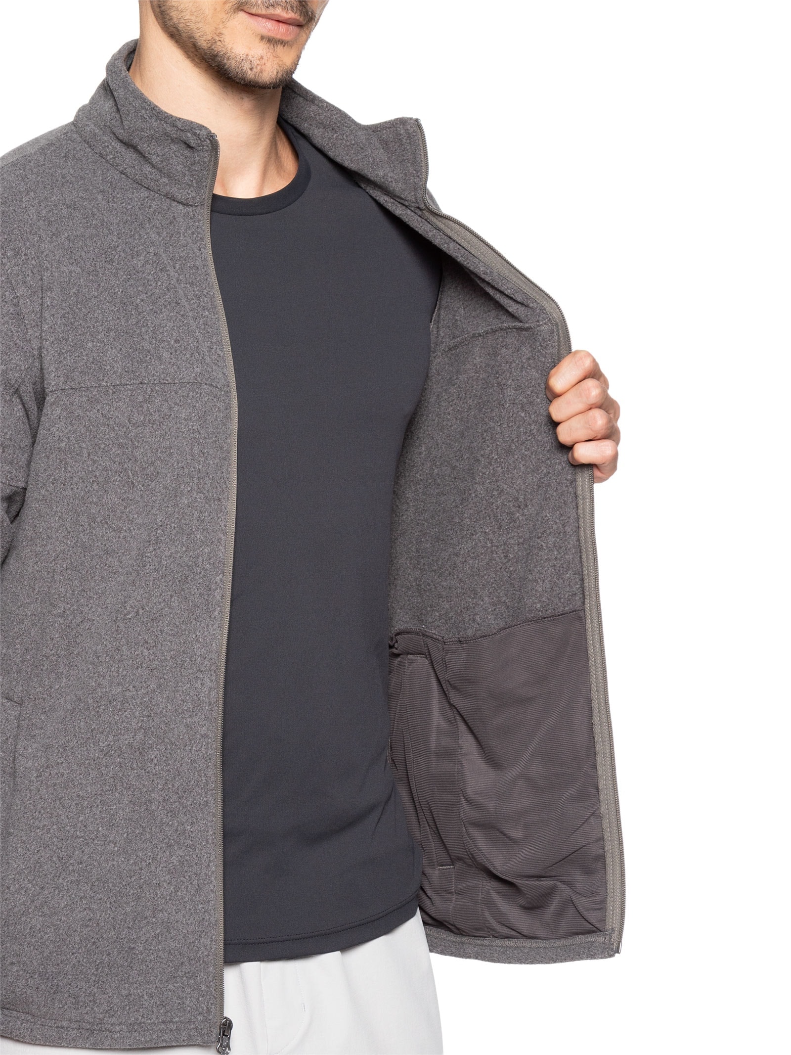 Jaqueta Masculina Fleece Basin Trail™ II Cinza Columbia