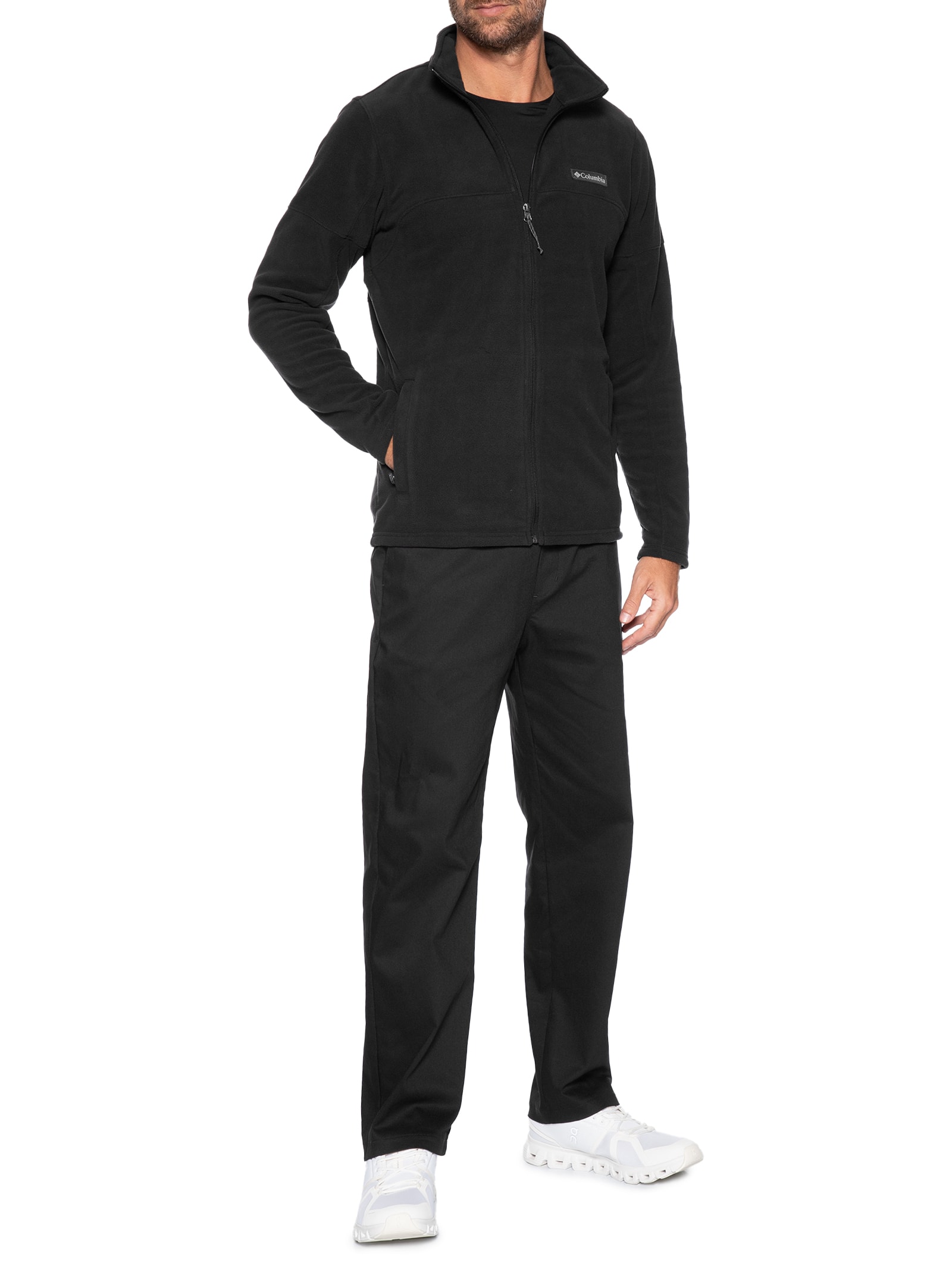 Jaqueta Masculina Fleece Basin Trail™ III Full Zip Preto Columbia