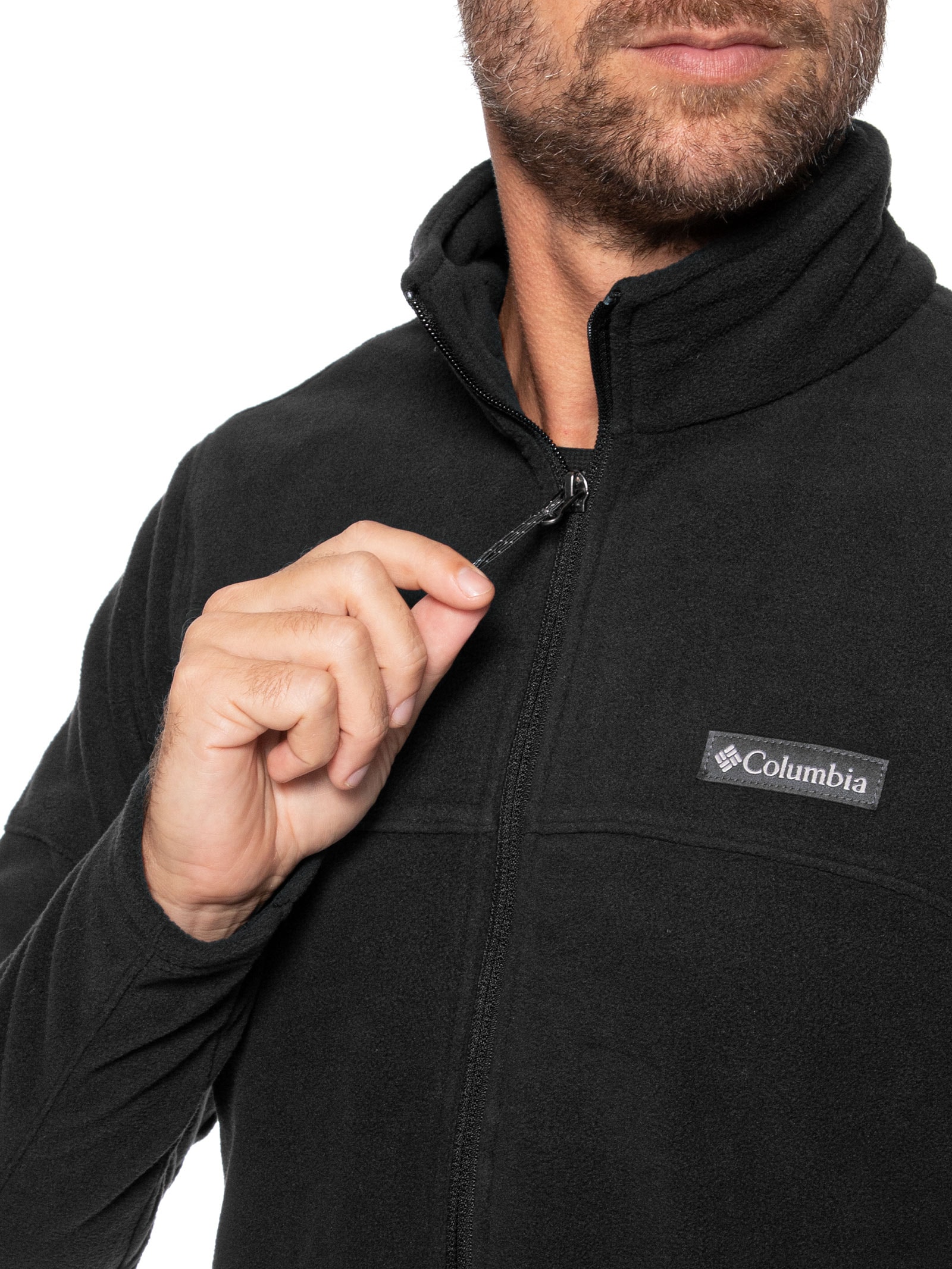 Jaqueta Masculina Fleece Basin Trail™ III Full Zip Preto Columbia