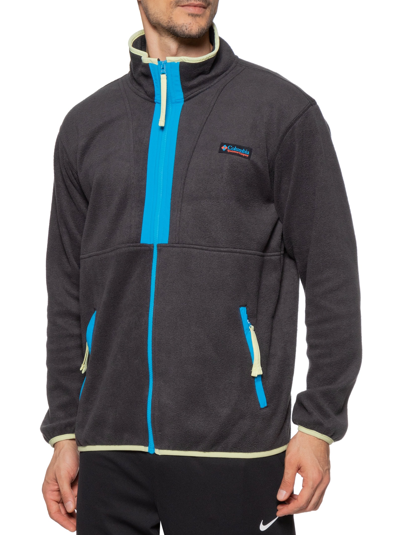 Jaqueta Masculina Fleece Icons Backbowl™ Preto Columbia