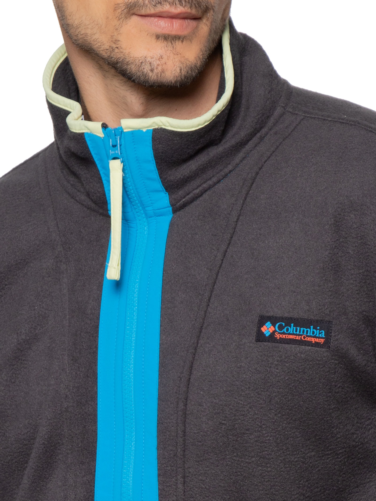 Jaqueta Masculina Fleece Icons Backbowl™ Preto Columbia