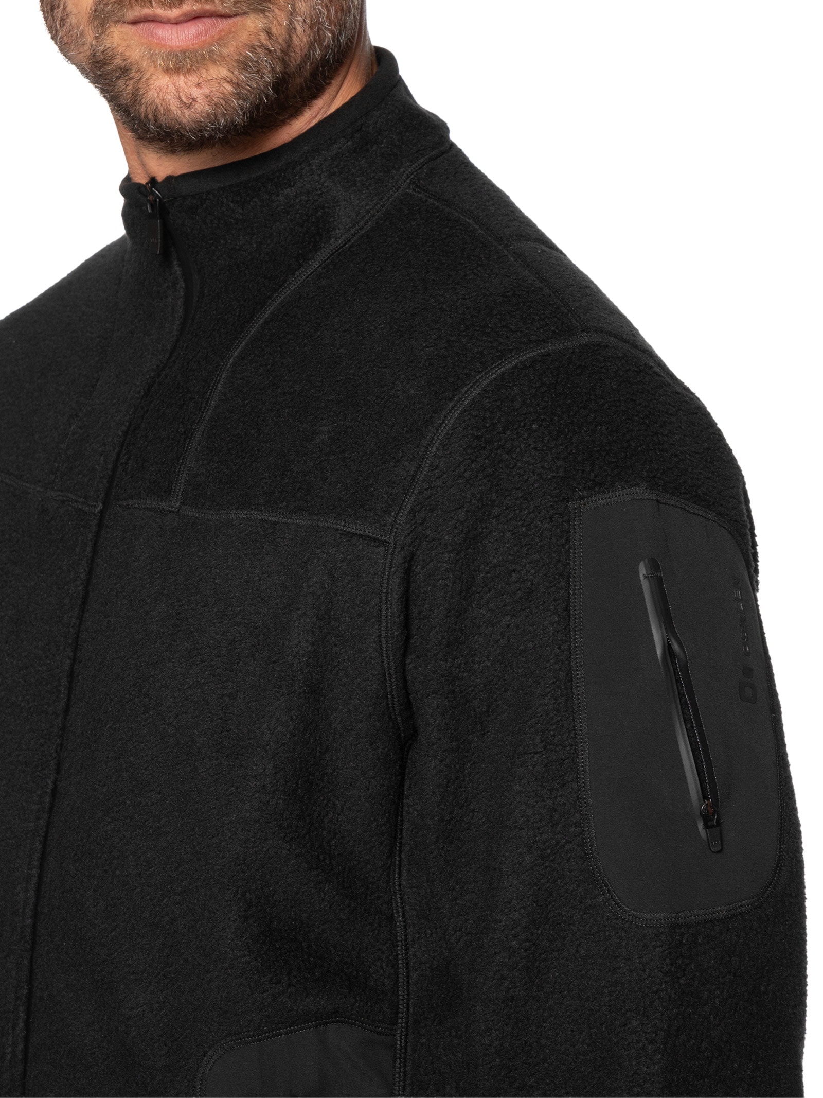 Jaqueta Masculina Fleece Kobe Preto Osklen