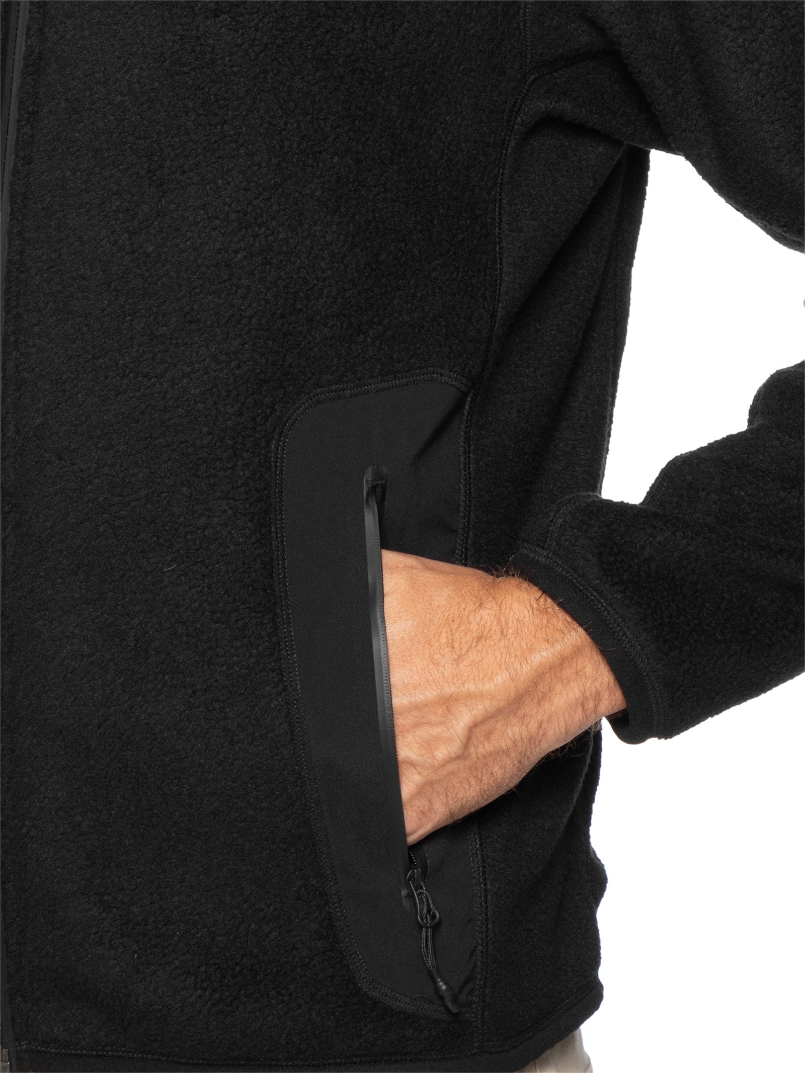 Jaqueta Masculina Fleece Kobe Preto Osklen