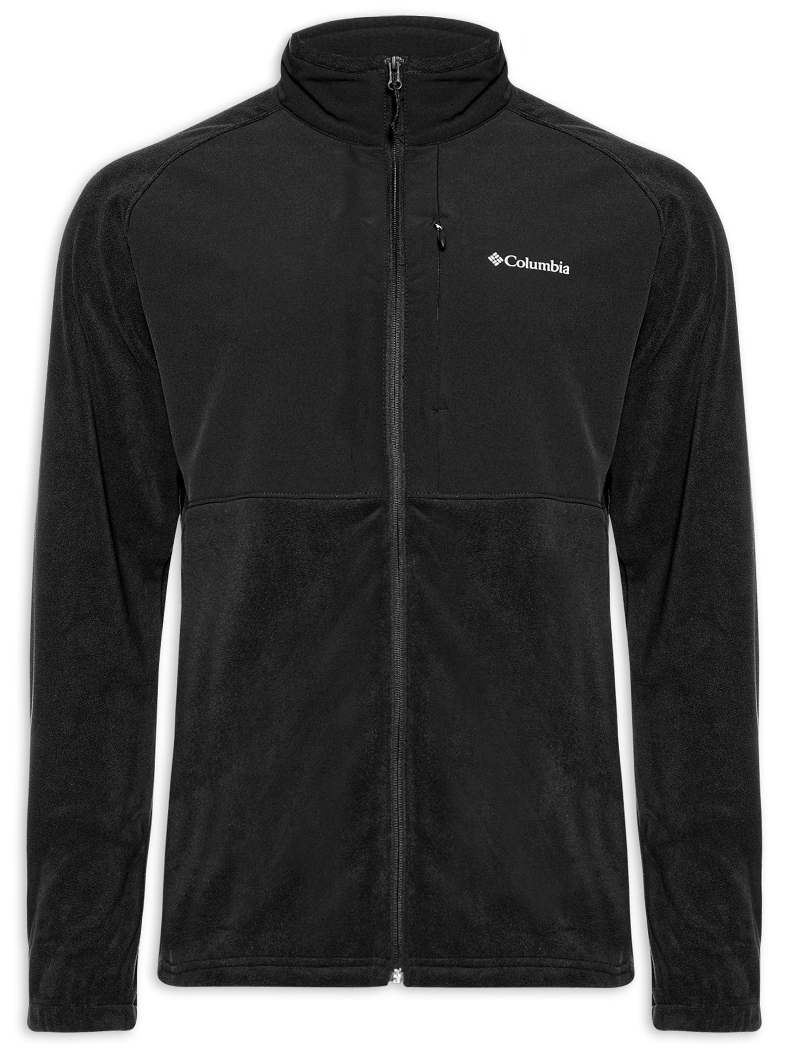 Jaqueta Masculina Fleece Sage Peak™ Full Zip Preto Columbia