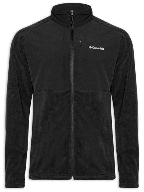 Jaqueta Masculina Fleece Sage Peak™ Full Zip – Preto