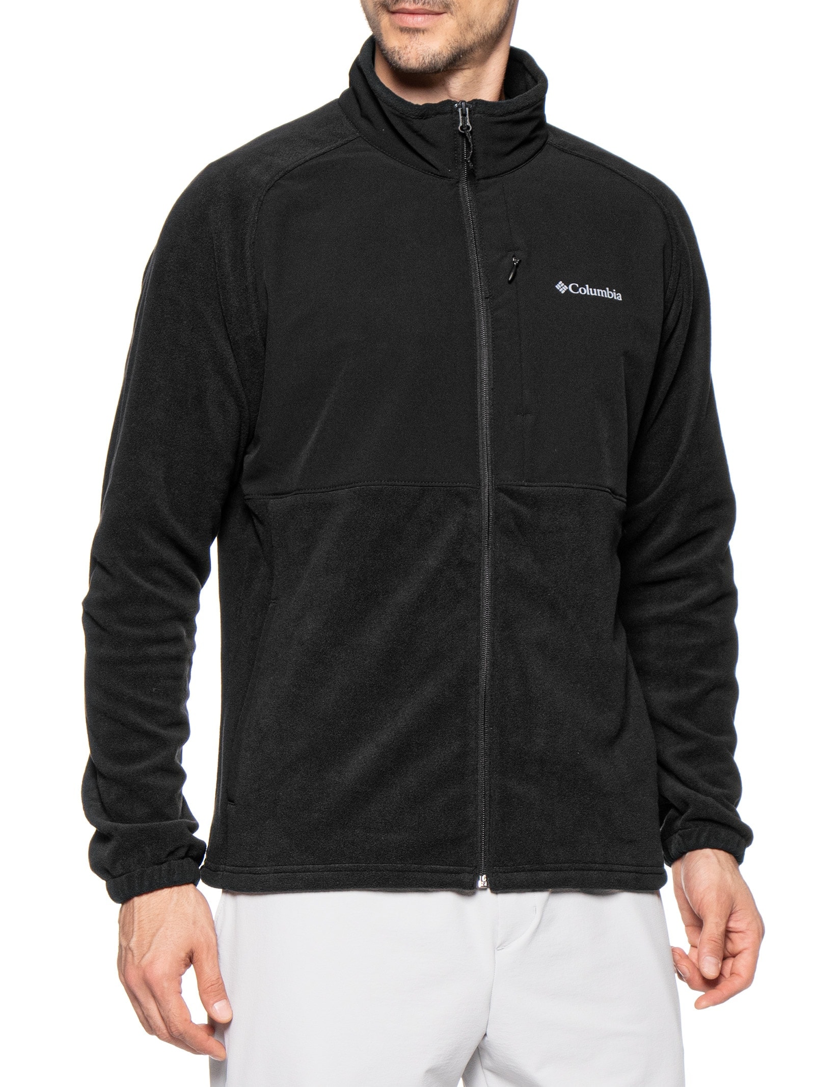 Jaqueta Masculina Fleece Sage Peak™ Full Zip Preto Columbia