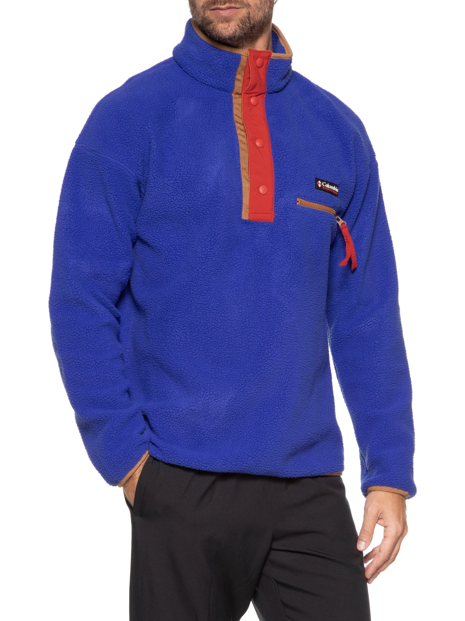 Columbia - Jaqueta Masculina Fleece Vista Com Botão Helvetia™ II