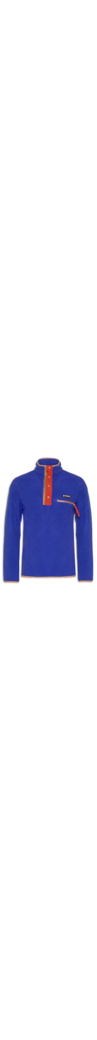 Jaqueta Masculina Fleece Vista Com Botão Helvetia™ II - Azul