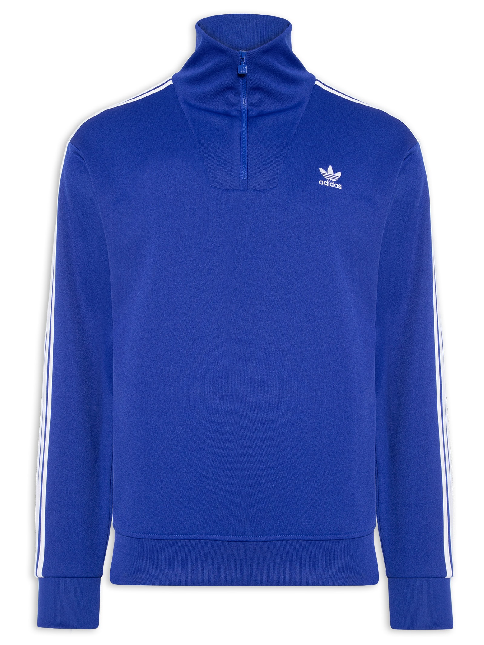 【adgj67】 Adidas Originals - Jaqueta Masculina Funnel Neck - Azul