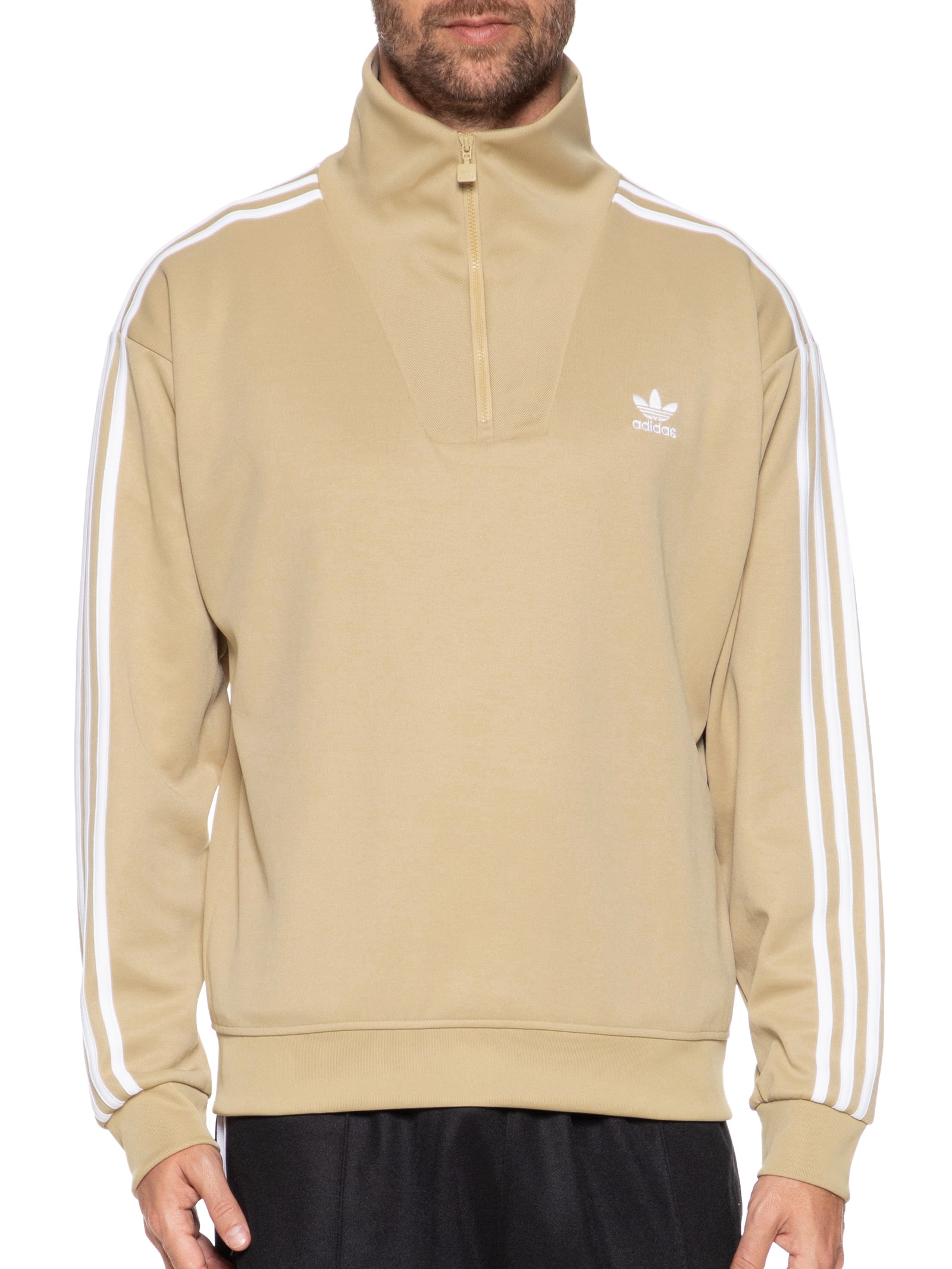 Adidas Originals - Jaqueta Masculina Funnel Neck - Bege
