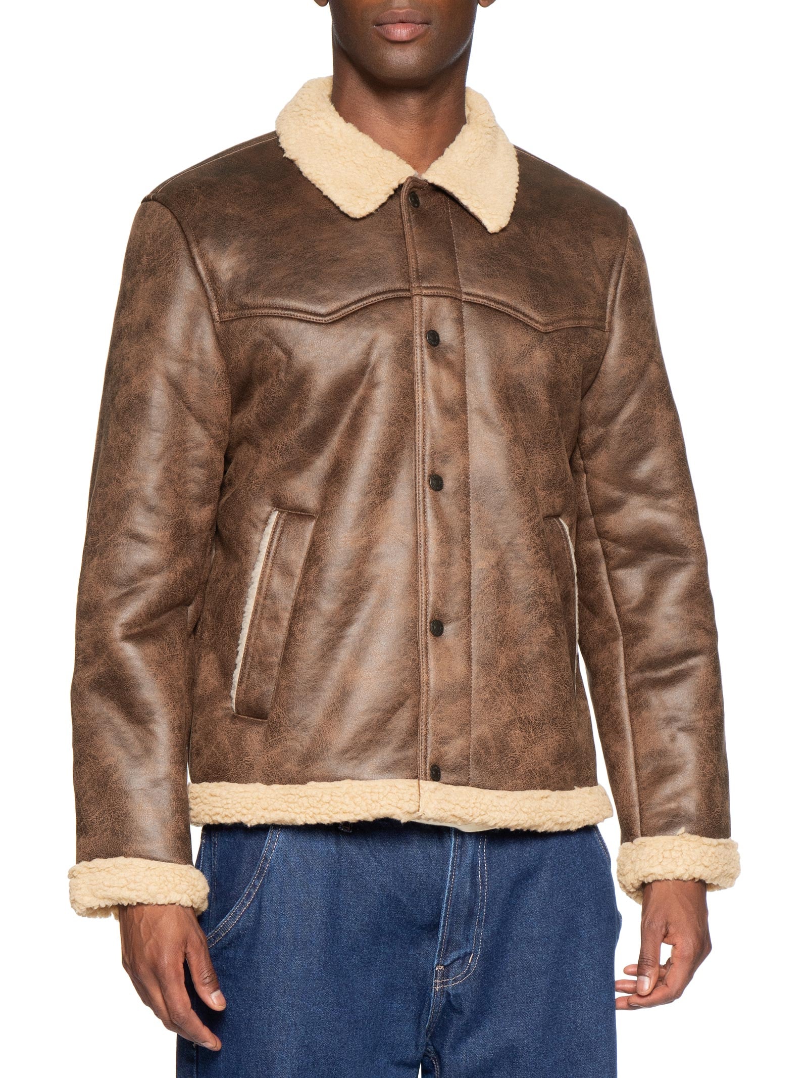 Jaqueta Masculina GIII Western Rancher Marrom Levi's