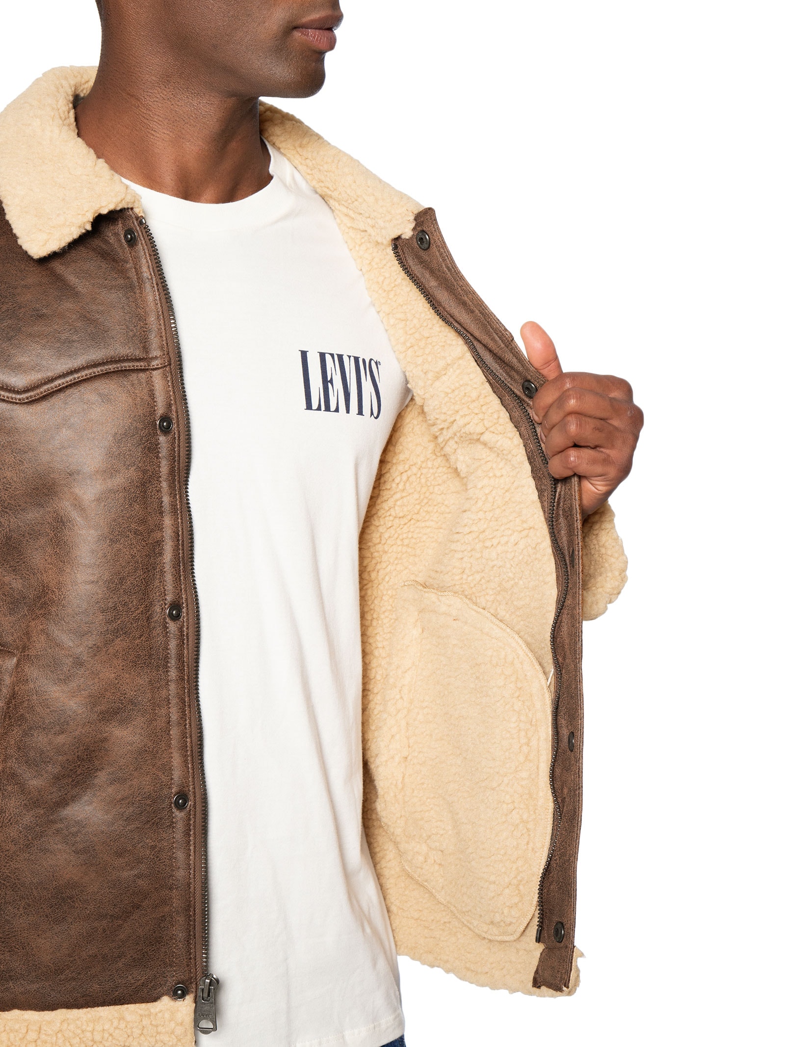 Jaqueta Masculina GIII Western Rancher Marrom Levi's