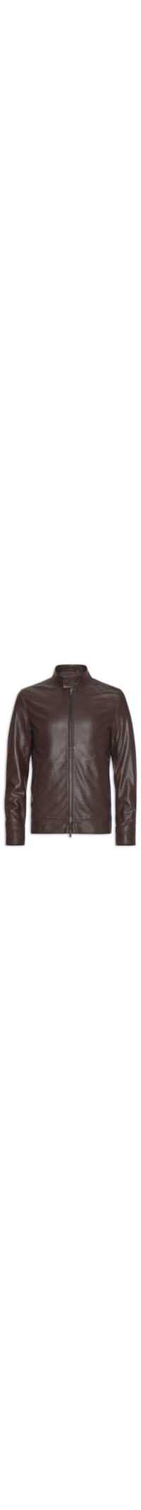 Jaqueta Masculina Harrington Couro - Marrom