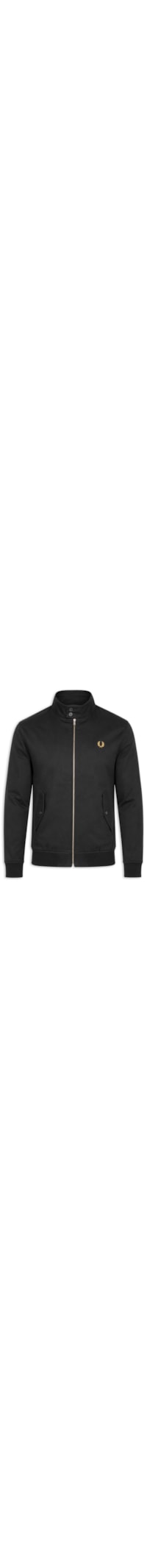 Jaqueta Masculina Harrington Regular Fit Em Twill - Preto