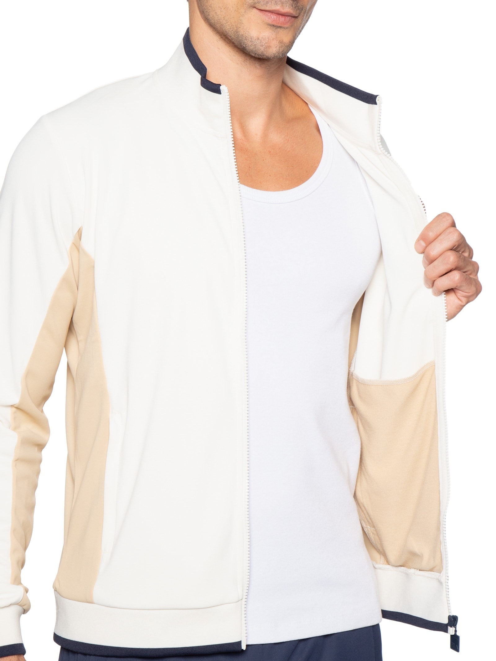 Jaqueta Masculina Heritage F-Box Branco Fila