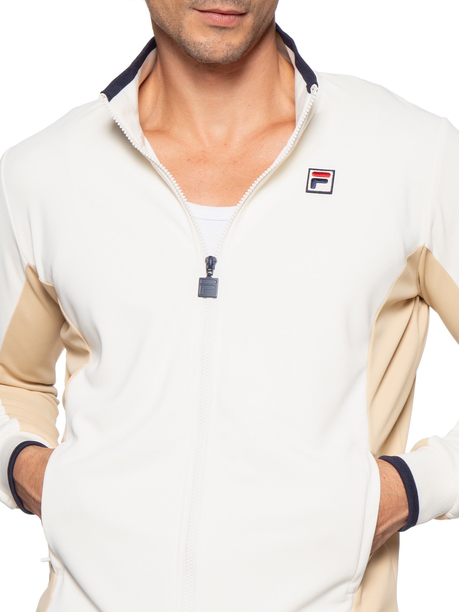 Jaqueta Masculina Heritage F-Box Branco Fila