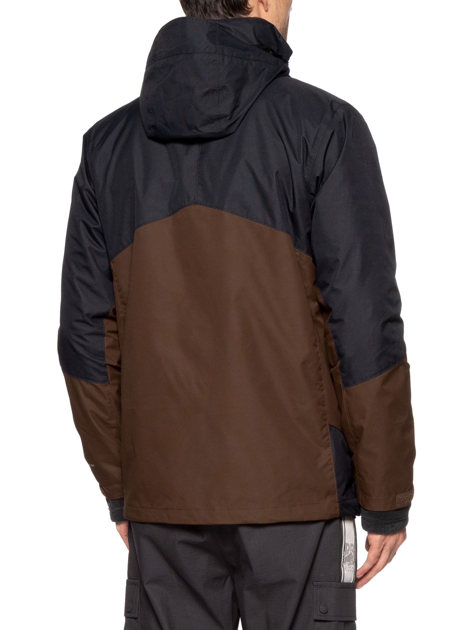 Jaqueta Masculina Interchange Bugaboo III Fleece Com Capuz Marrom Columbia