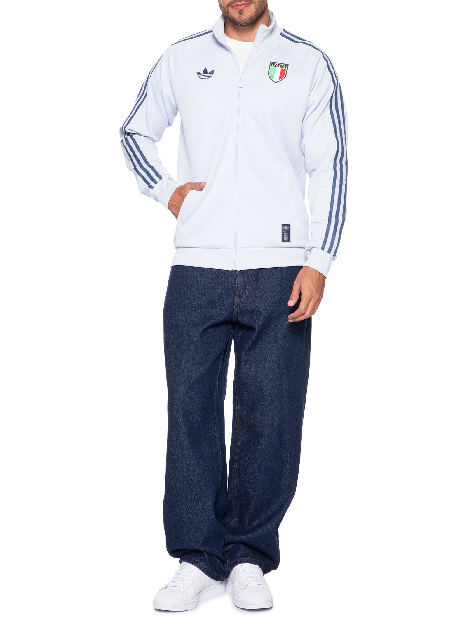 Jaqueta Masculina Italia Originals Azul Adidas Originals