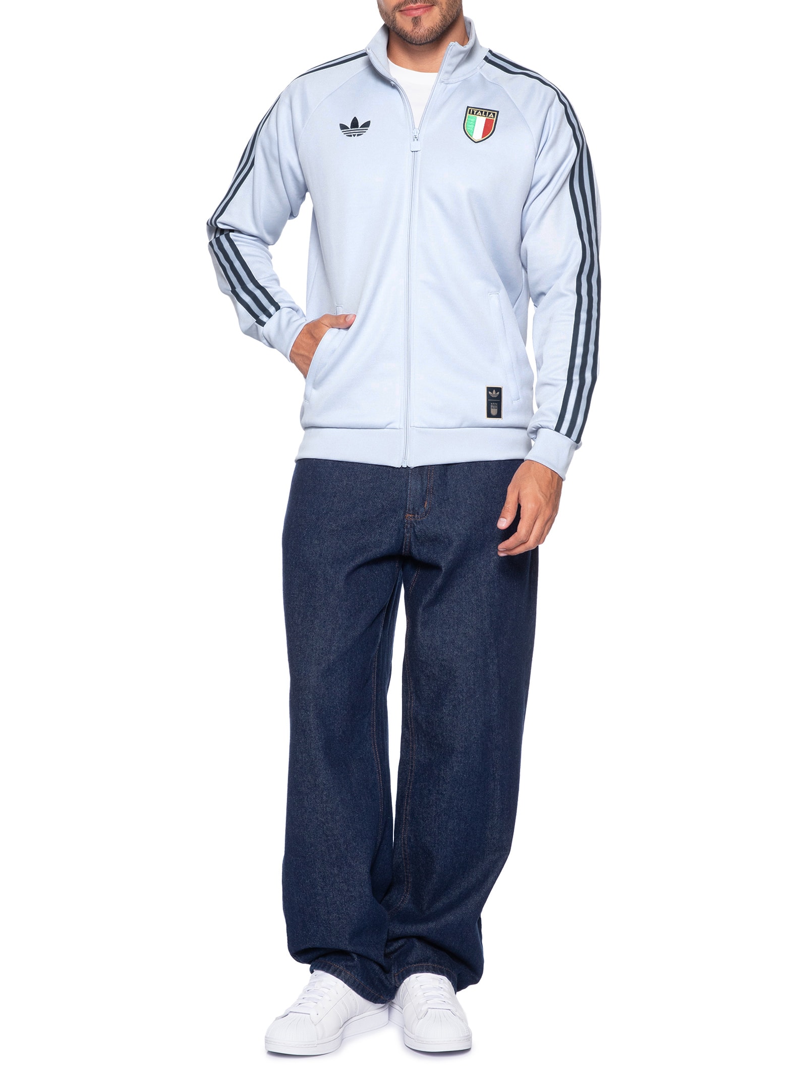 Jaqueta Masculina Italia Originals Azul Adidas Originals