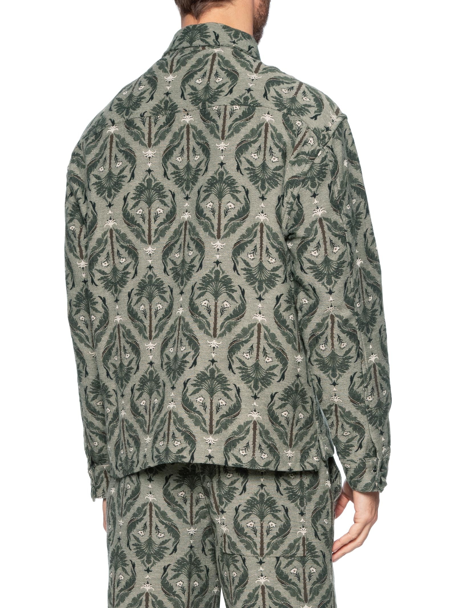 Jaqueta Masculina Jacquard Imperial Verde Osklen