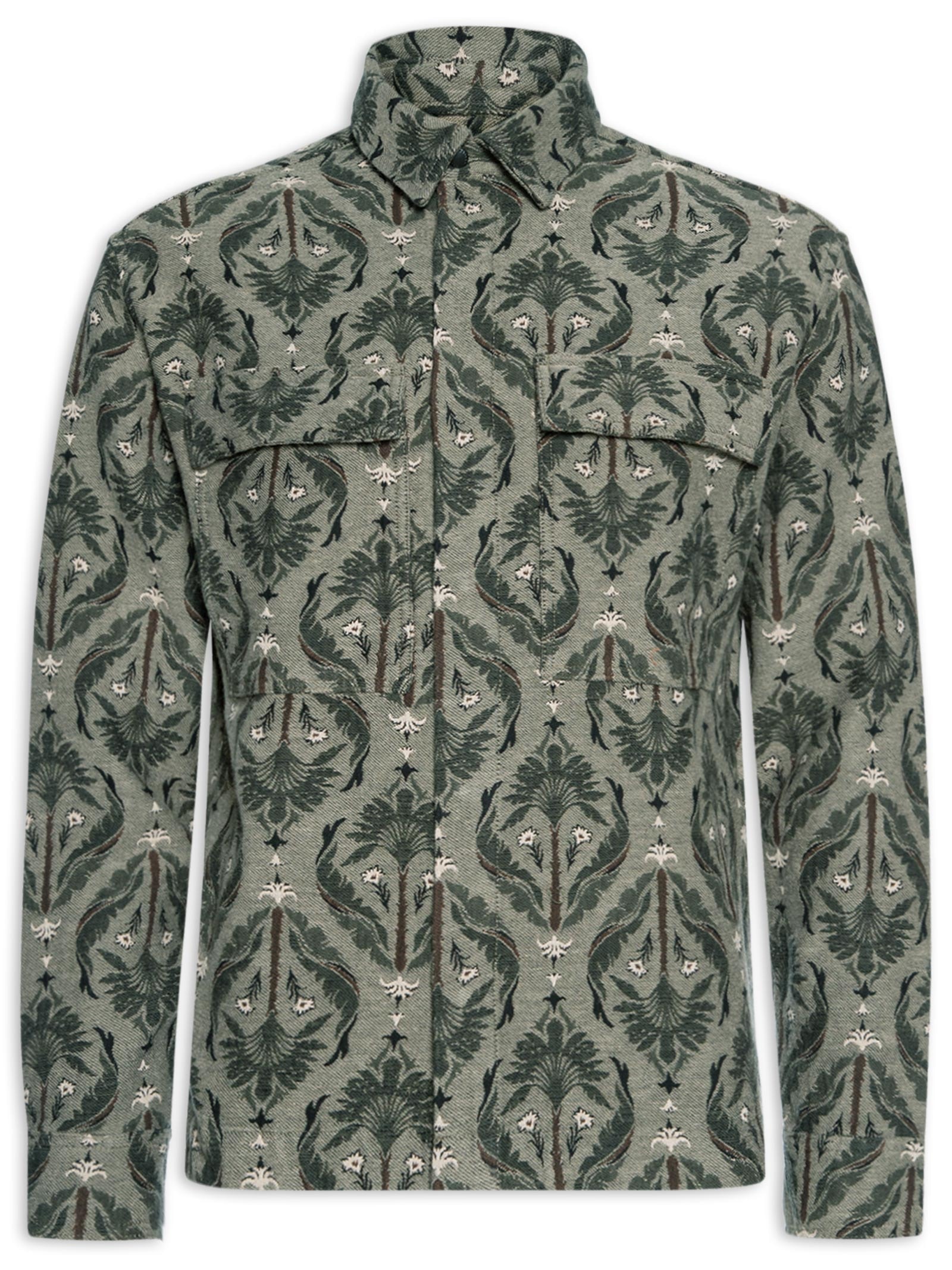 Jaqueta Masculina Jacquard Imperial Verde Osklen