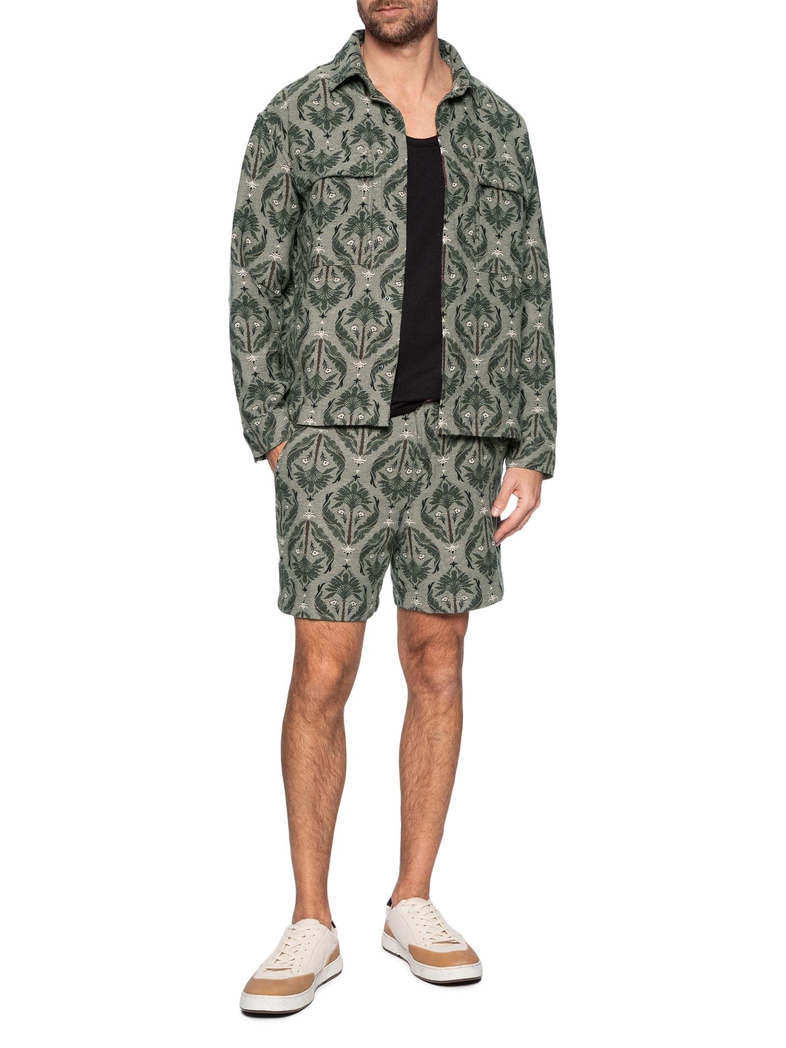 Jaqueta Masculina Jacquard Imperial Verde Osklen