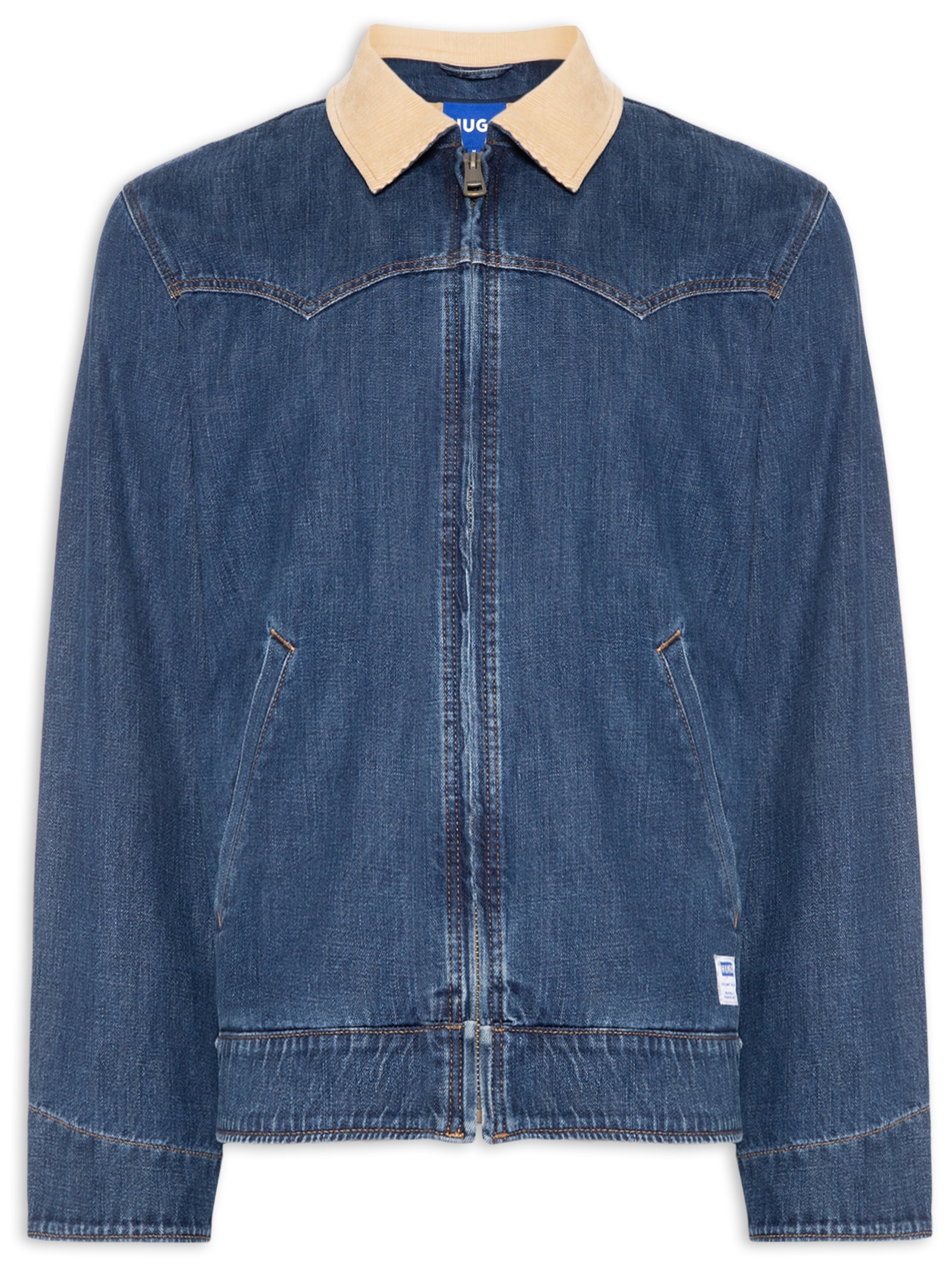 Jaqueta Masculina Jeans Arvan Azul Hugo