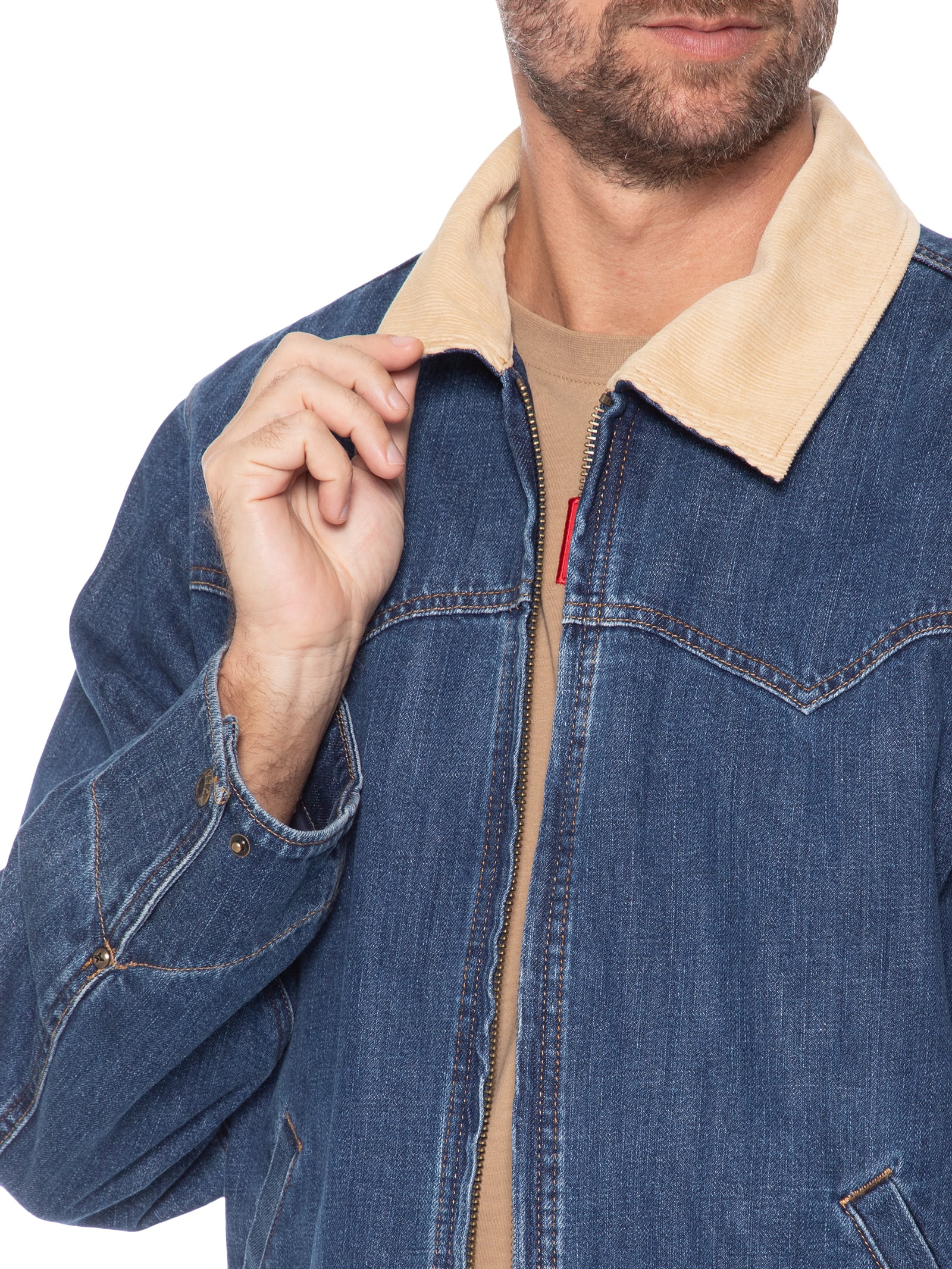 Jaqueta Masculina Jeans Arvan Azul Hugo