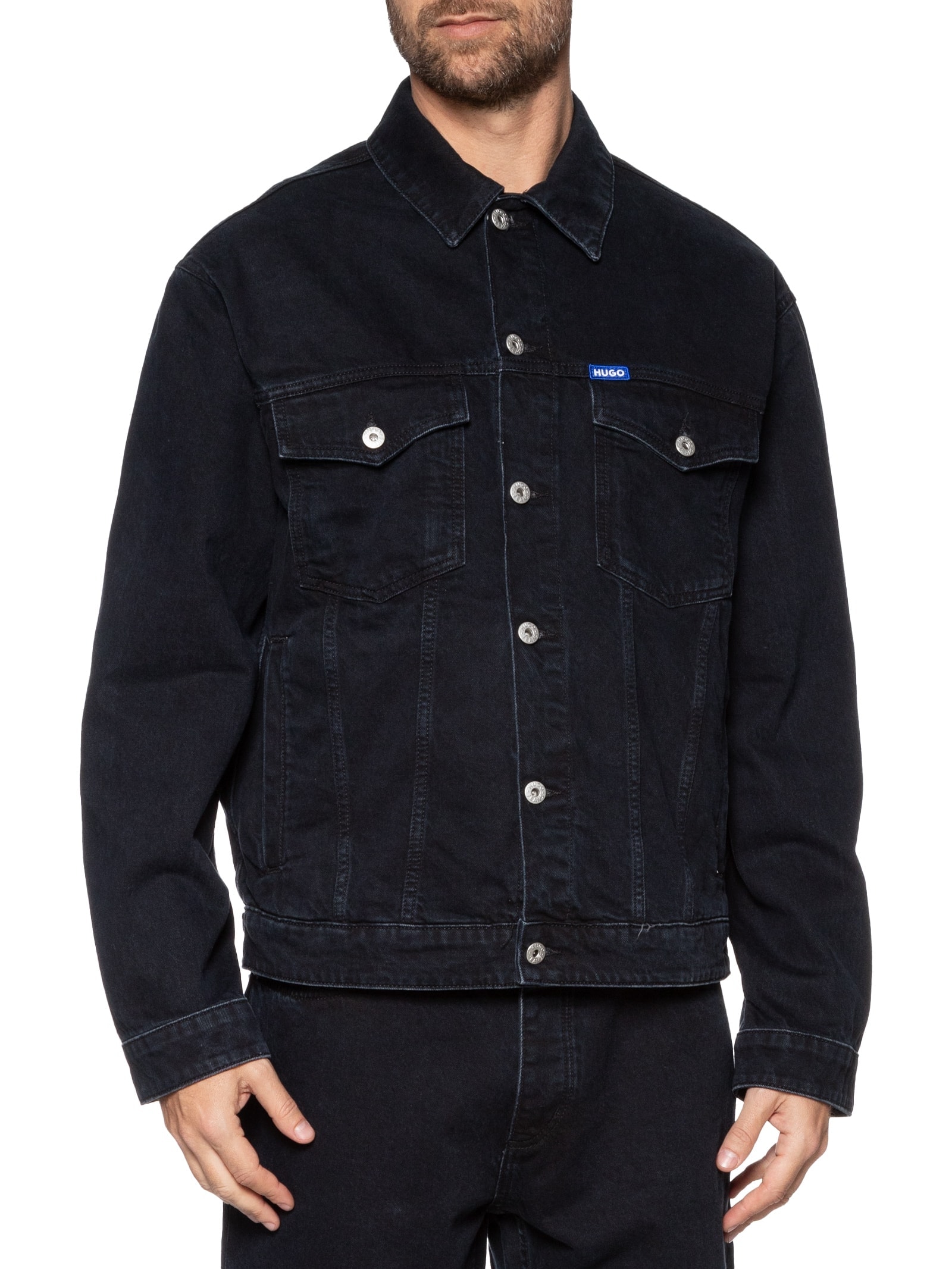 Jaqueta Masculina Jeans Dex Azul Hugo