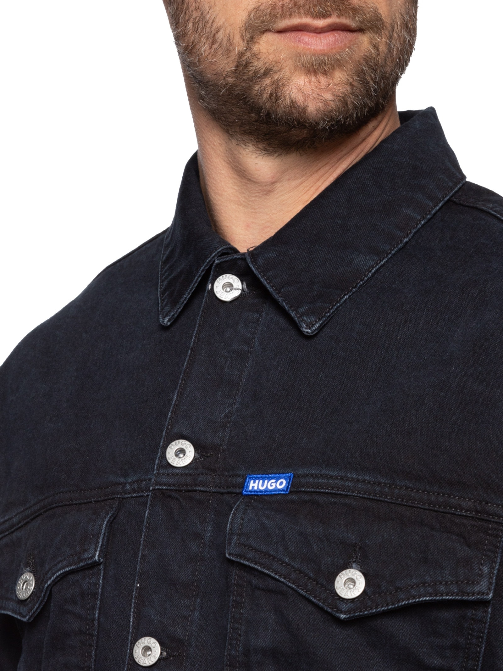 Jaqueta Masculina Jeans Dex Azul Hugo