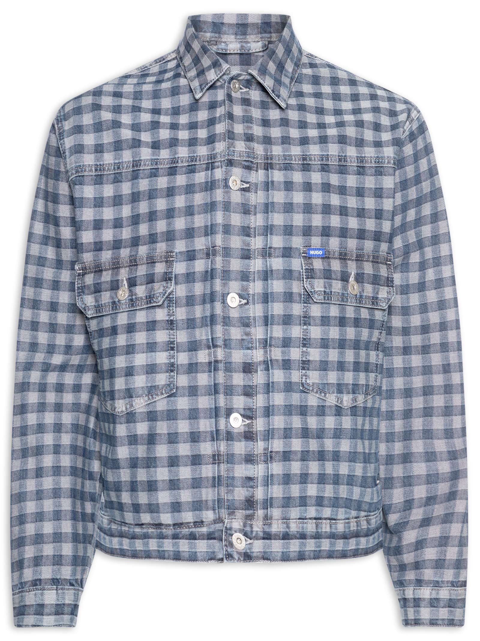 Jaqueta Masculina Jeans Nial Azul Hugo