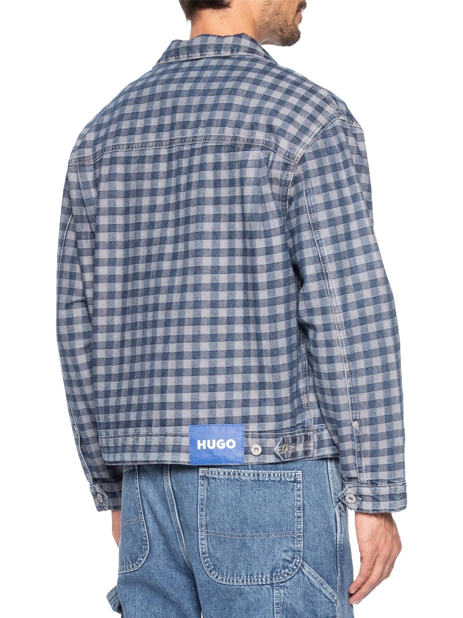 Jaqueta Masculina Jeans Nial Azul Hugo