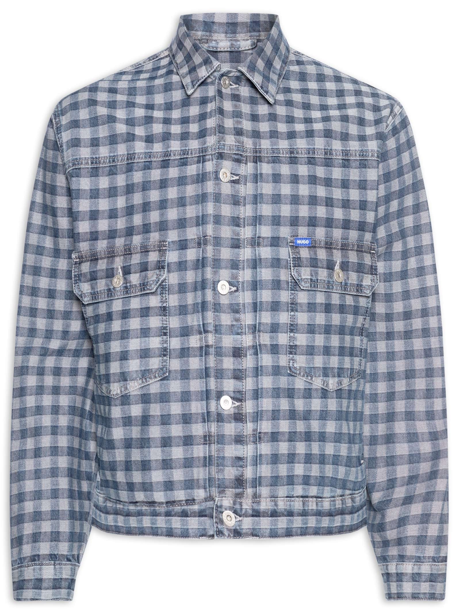 Jaqueta Masculina Jeans Nial Azul Hugo