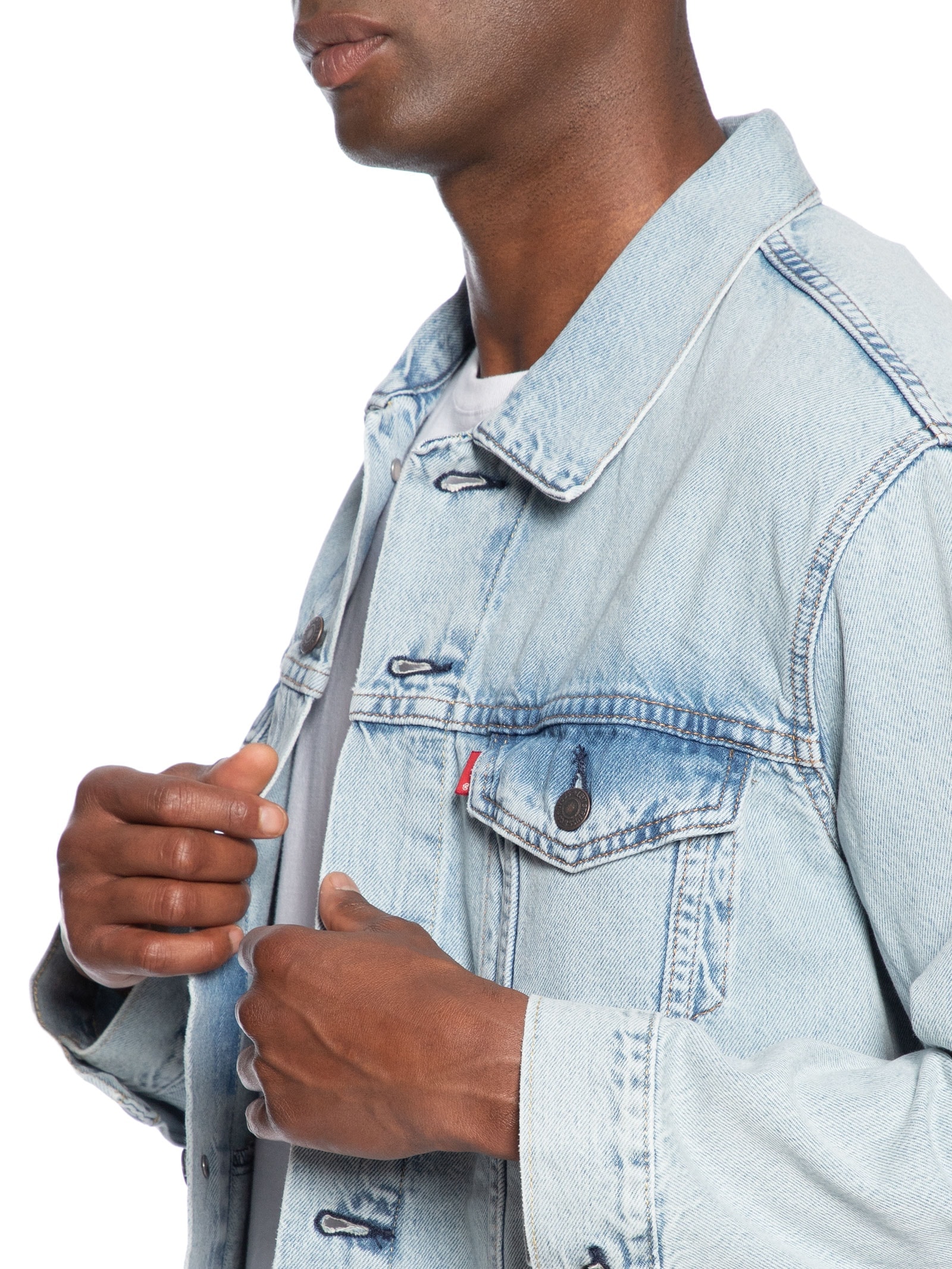 Jaqueta Masculina Jeans Relaxed Fit Trucker Azul Levi's