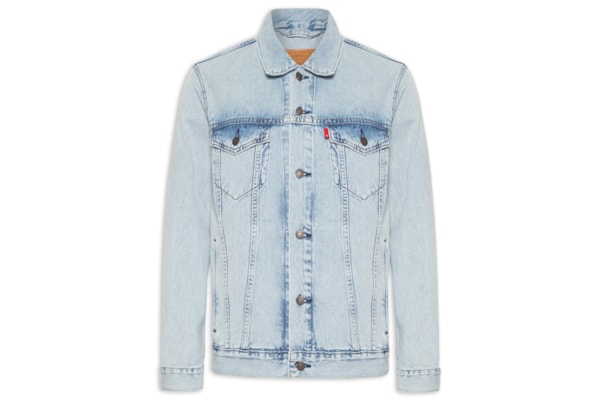 Jaqueta Masculina Jeans Relaxed Fit Trucker - Azul