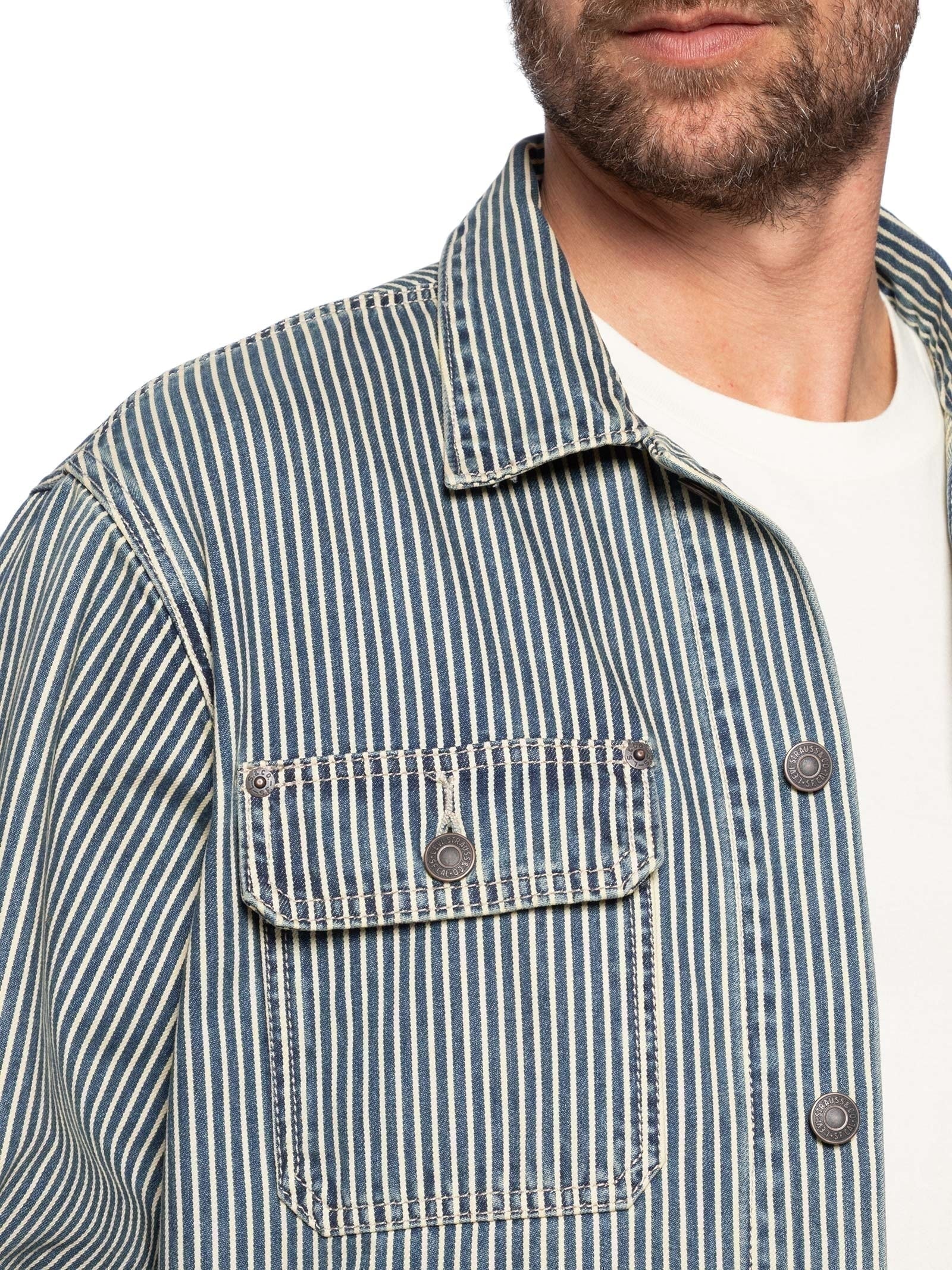 Jaqueta Masculina Jeans Sunrise Trucker Cinza Levi's