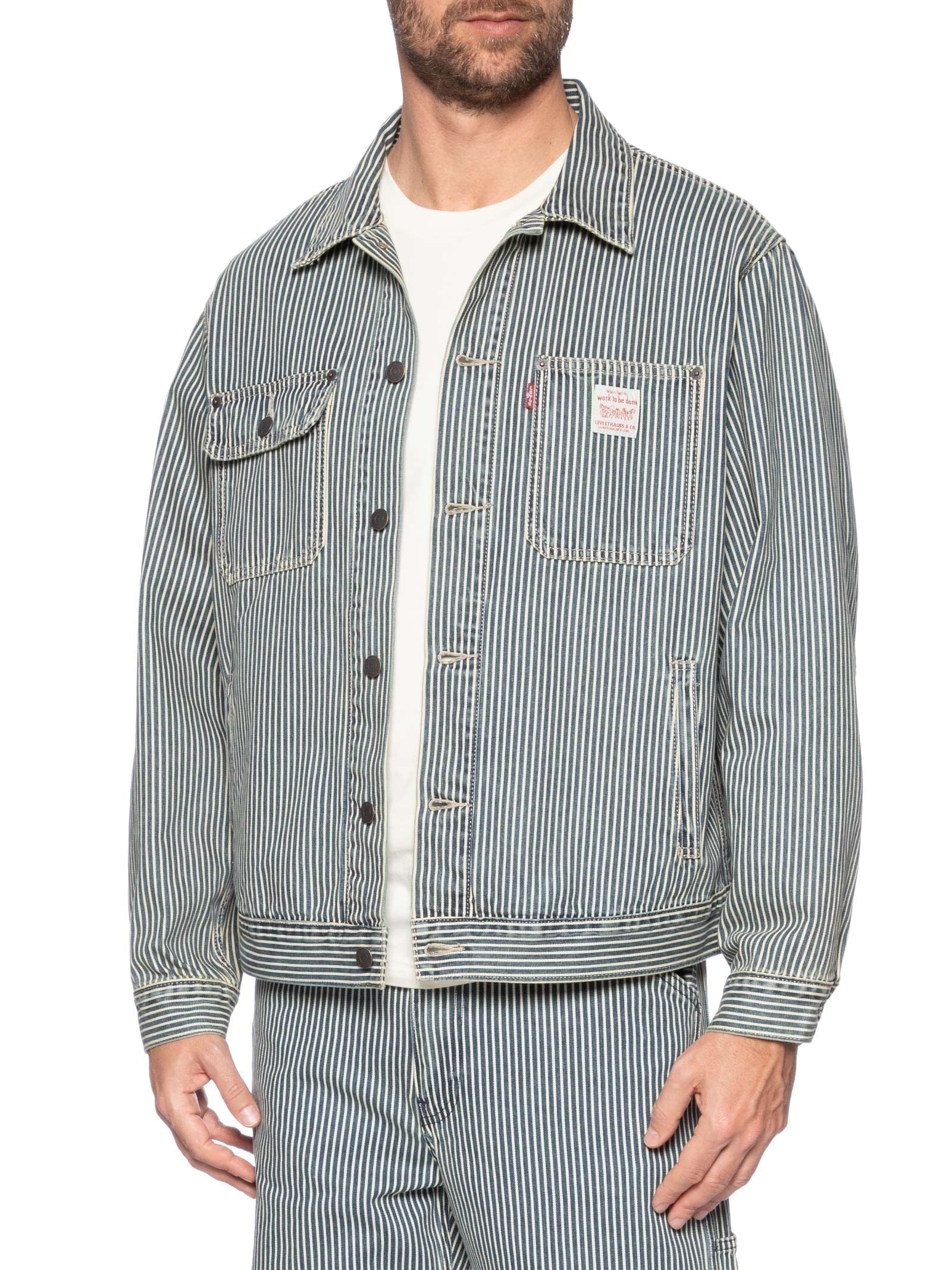 Levi's - Jaqueta Masculina Jeans Sunrise Trucker - Cinza