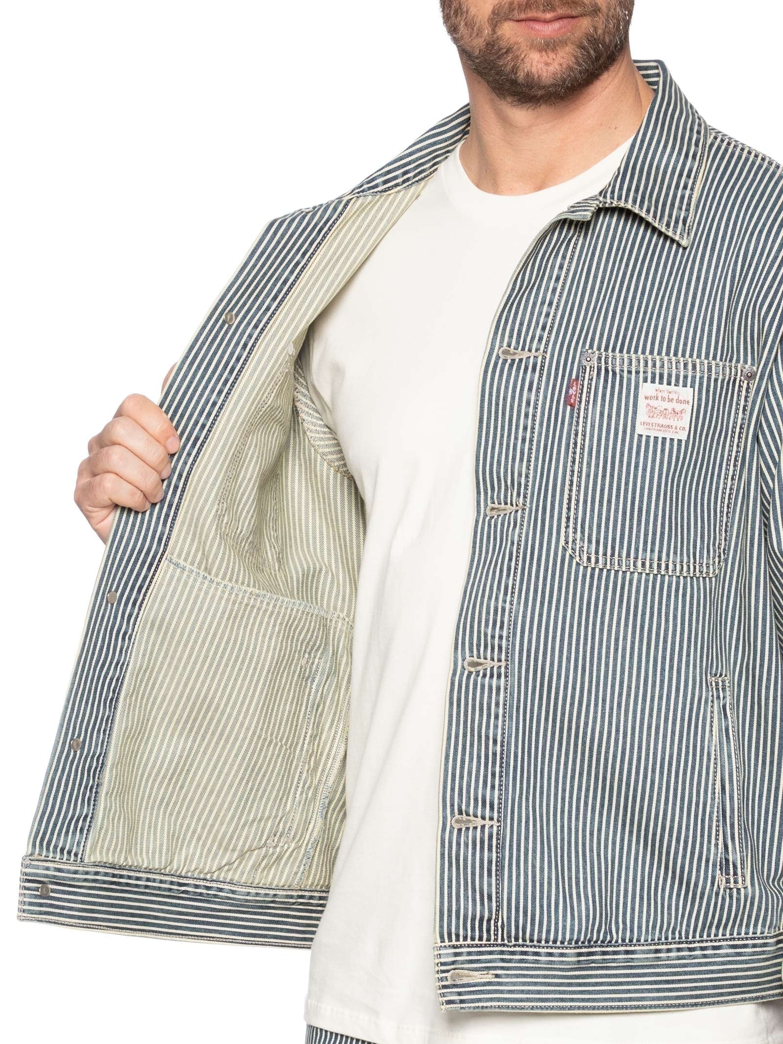 Jaqueta Masculina Jeans Sunrise Trucker Cinza Levi's