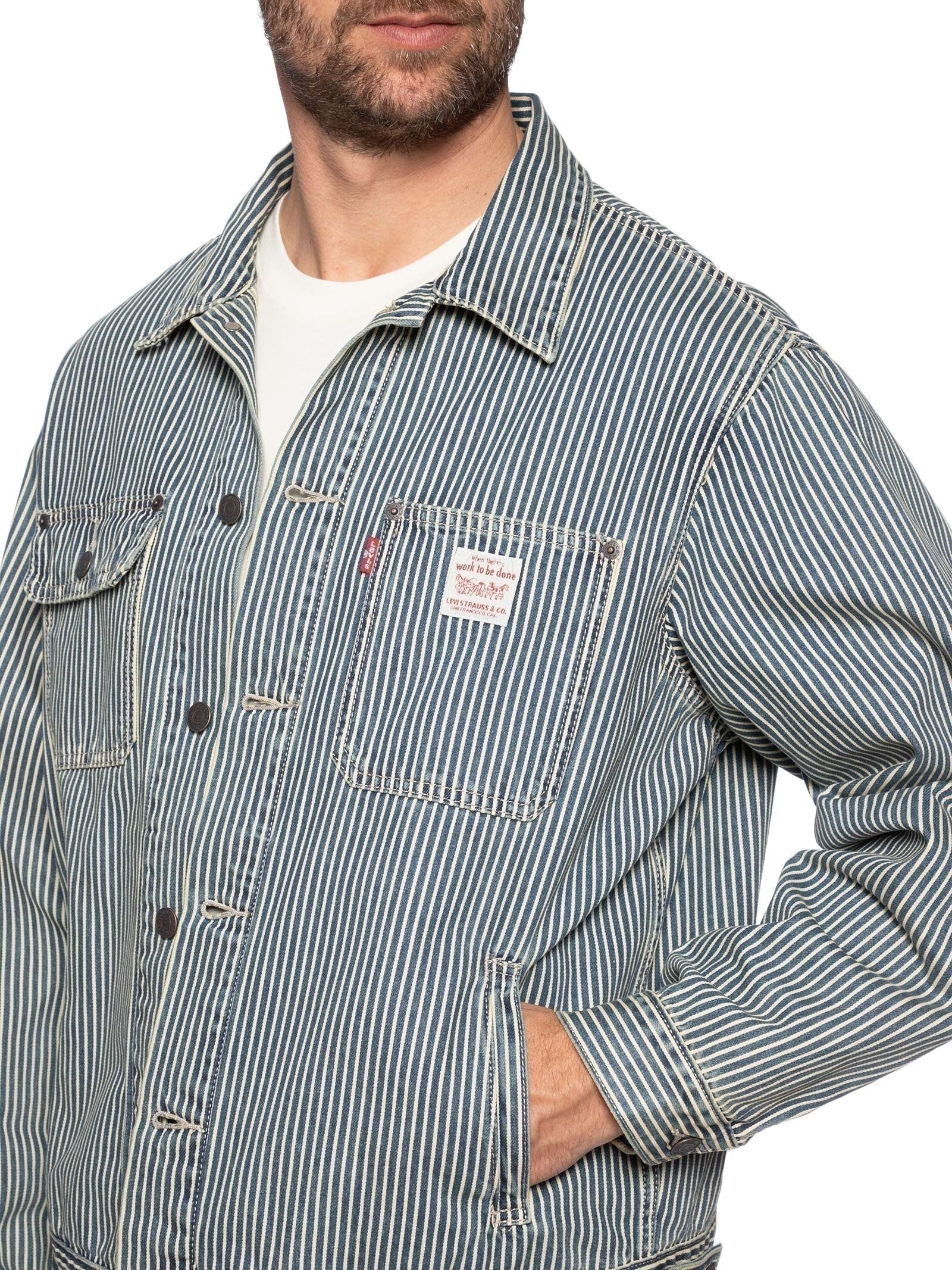 Levi's - Jaqueta Masculina Jeans Sunrise Trucker - Cinza