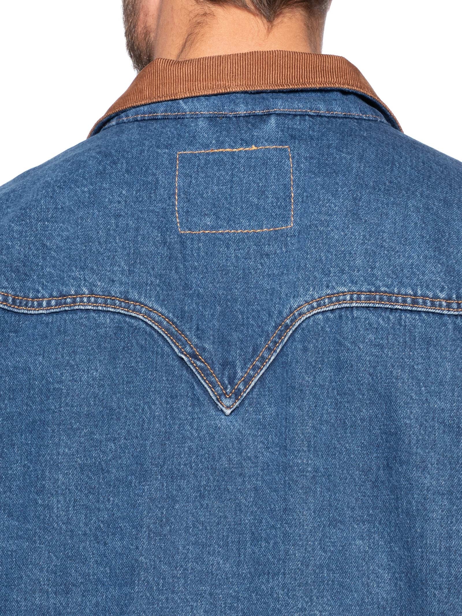 Jaqueta Masculina Jeans Western Shorthorn Trucker Azul Levi's